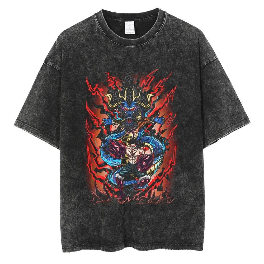 One Piece Luffy T Shirt Popular Japanese Anime Peripheral