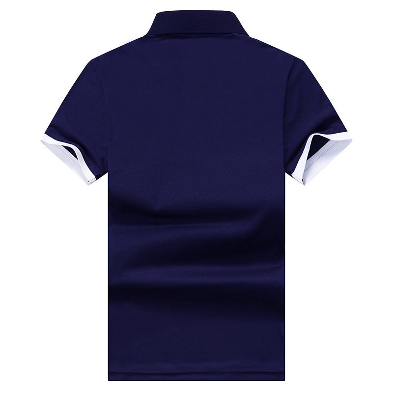 Men's Casual Half-Sleeved Lapel Polo Shirt For Men