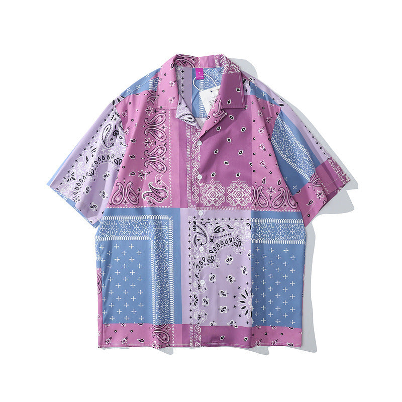 Fun Printed Short-sleeved Shirts For Men And Women