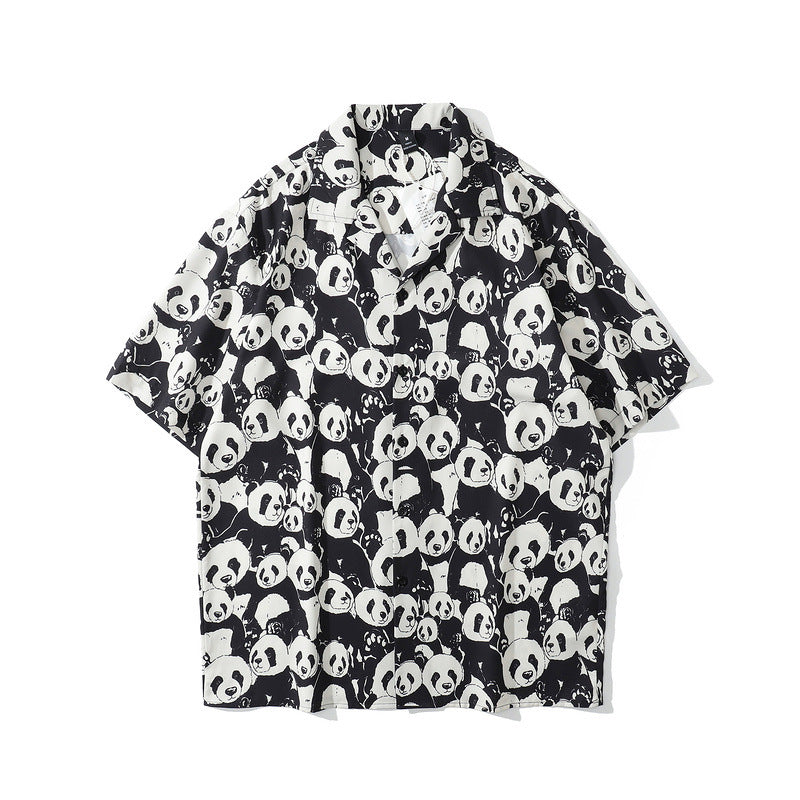 Fun Printed Short-sleeved Shirts For Men And Women