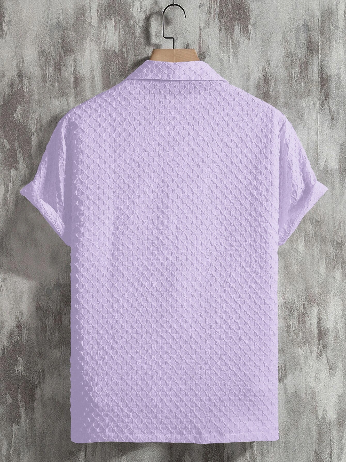 Lavender Bubble  Half Sleeve Shirt