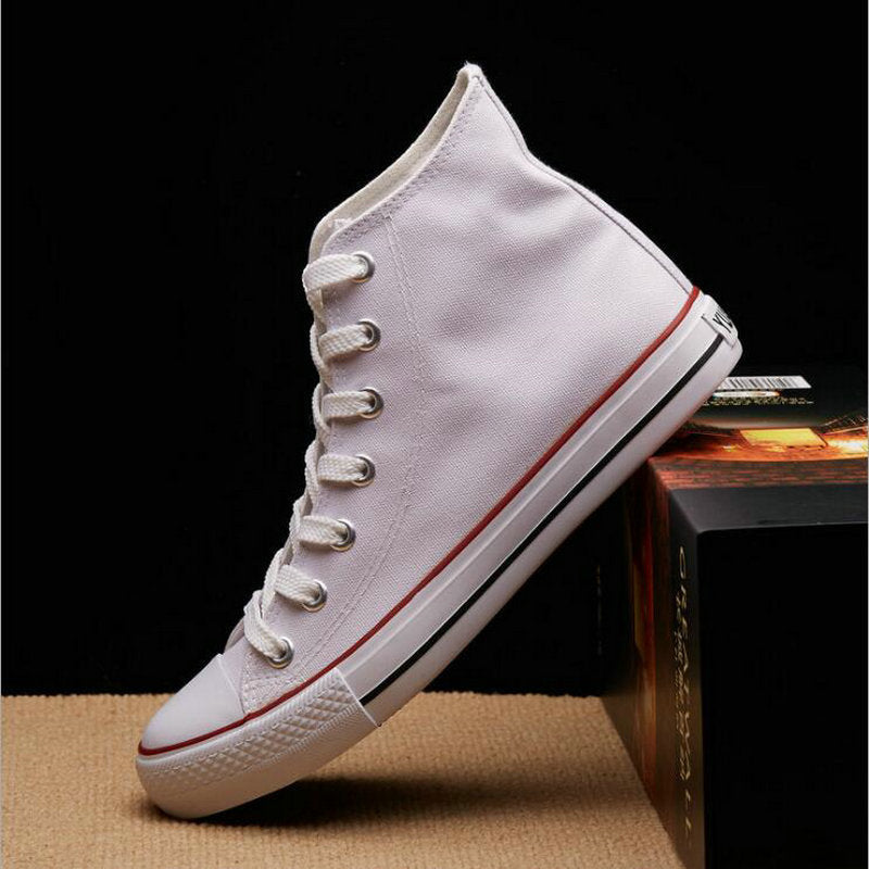 Classic high-top canvas shoes