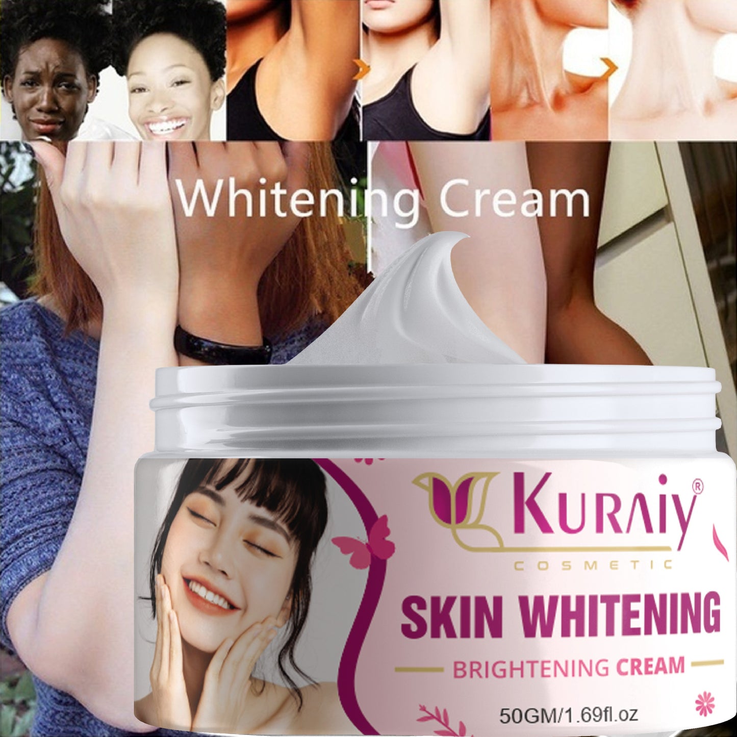 KURAIY THE SKIN CARE WHITENING CREAM Professional Skin Whitening & Brightening Cream For Man & Woman (50 g - PACK OF 1)