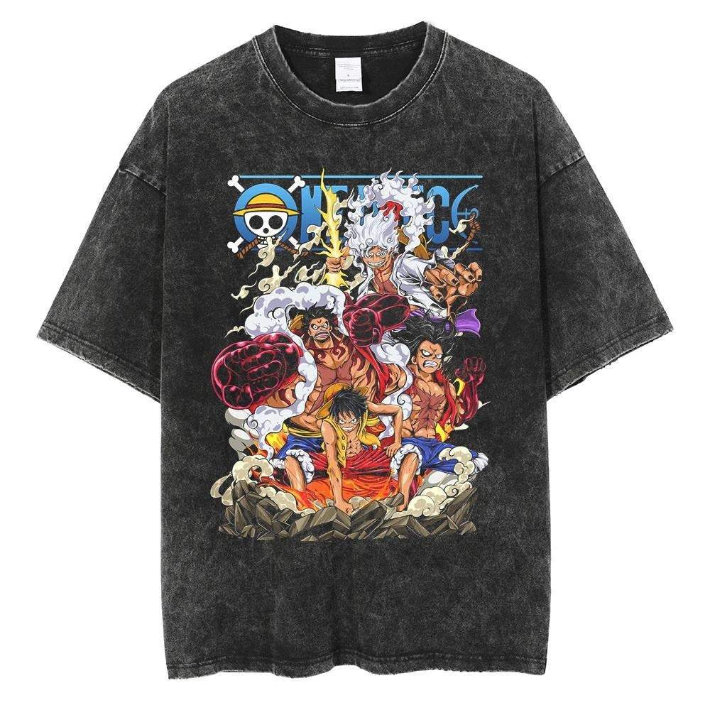 One Piece Luffy T Shirt Popular Japanese Anime Peripheral