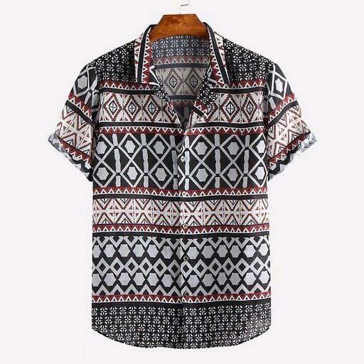 Rayon Printed Half Sleeves Regular Fit Mens Casual Shirt