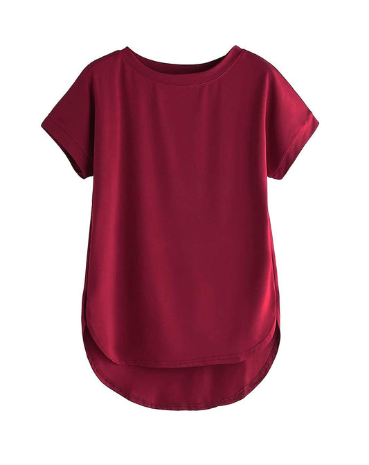 Women's Cotton Blend Solid T-Shirt