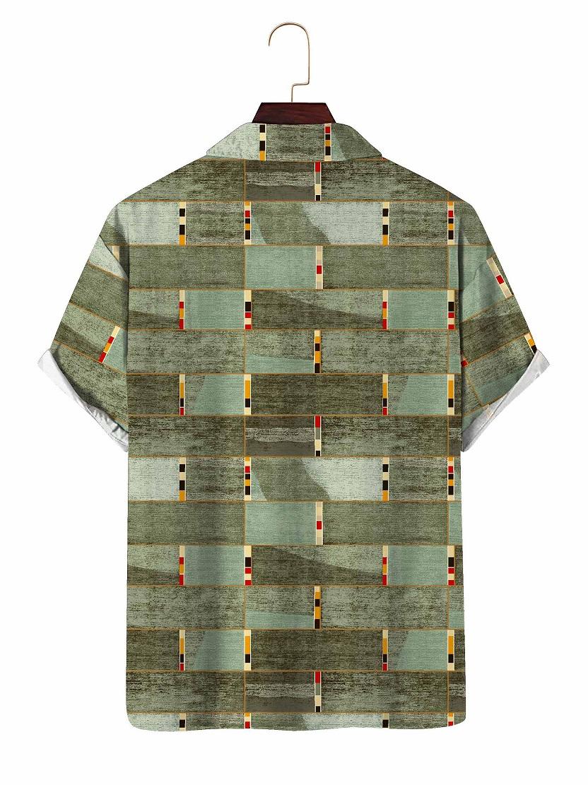 Latest Men's Cotton Slub Printed Shirt