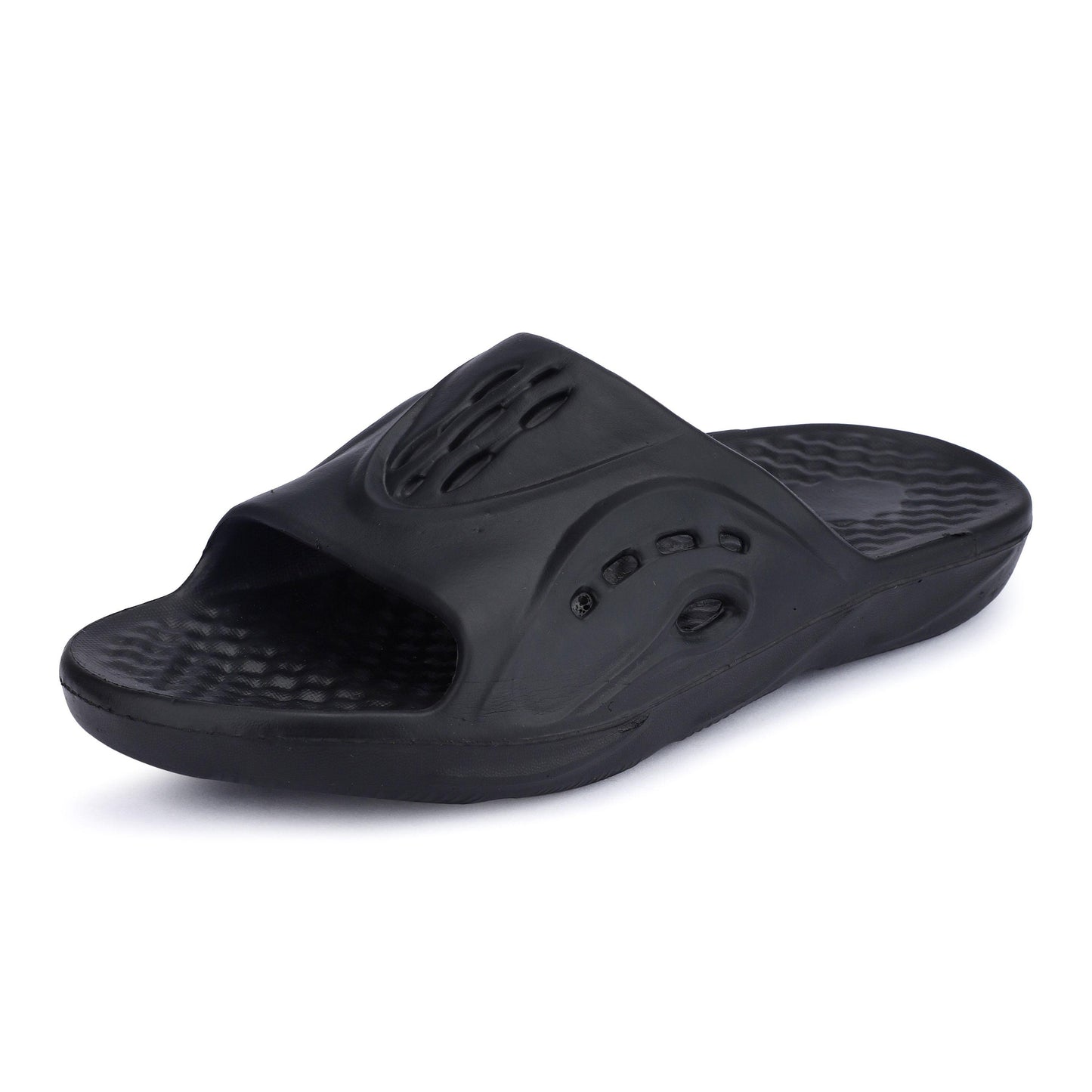 Monex Stylist Black Slider For Men