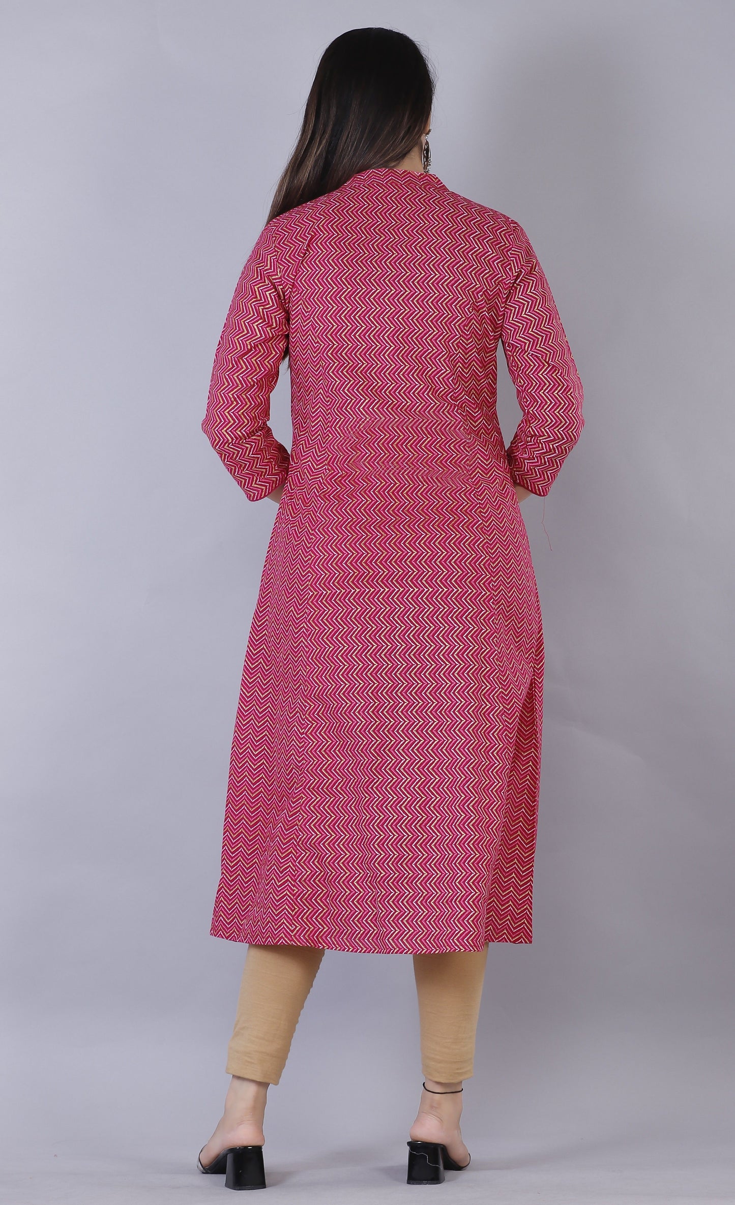 Attractive Printed Cotton Blend Kurti