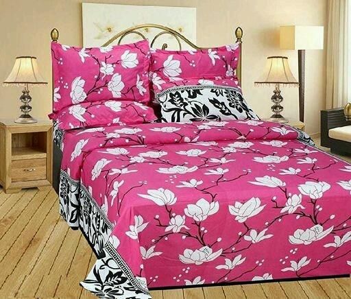 Printed Polycotton Double Bedsheets