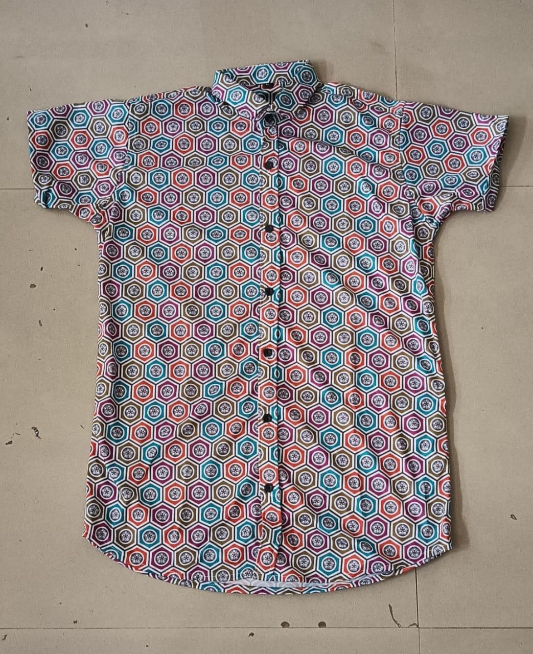 Lycra Printed Men's Shirt