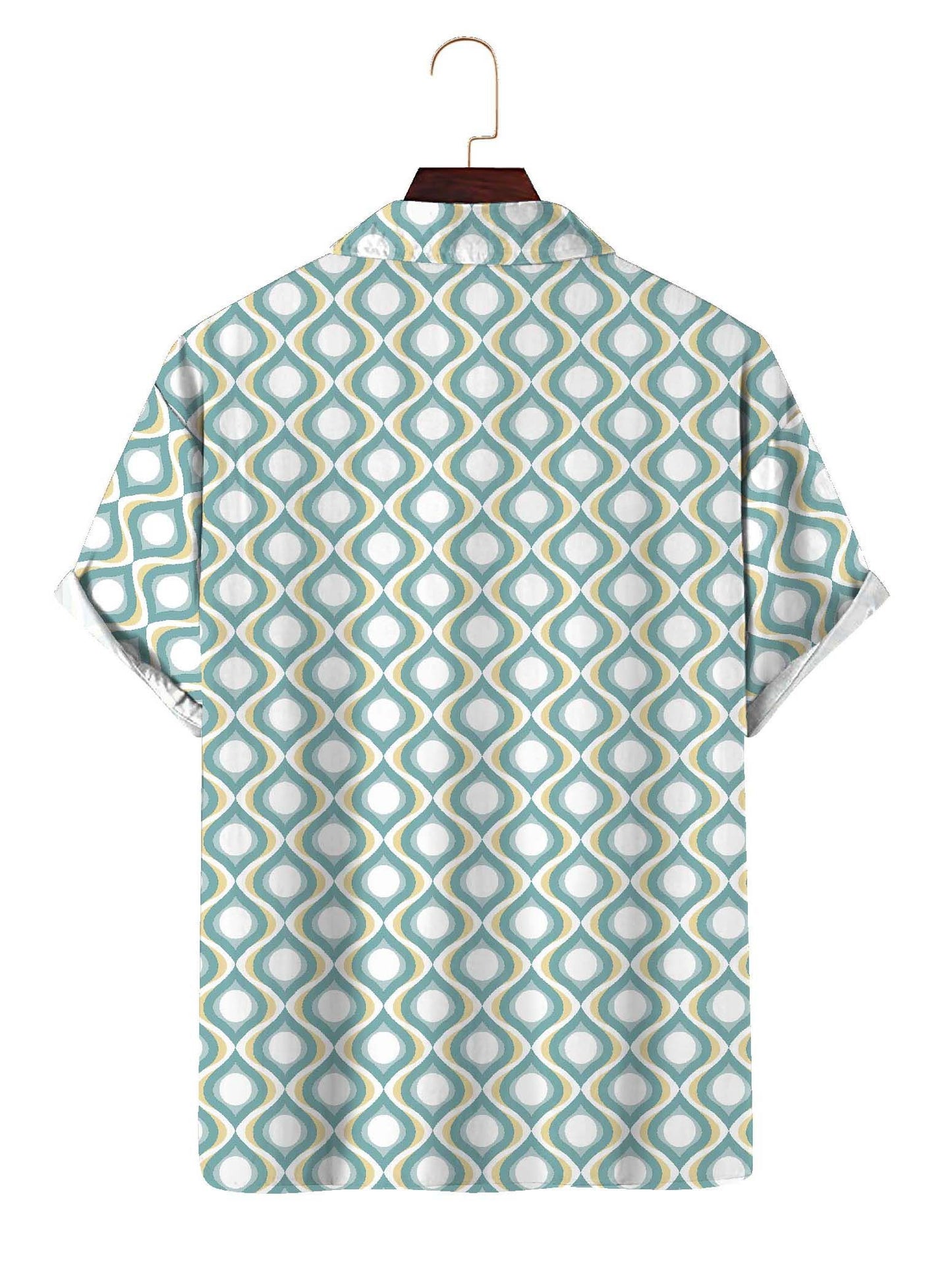 Men's Cotton Blend Printed Half Sleeves Shirt