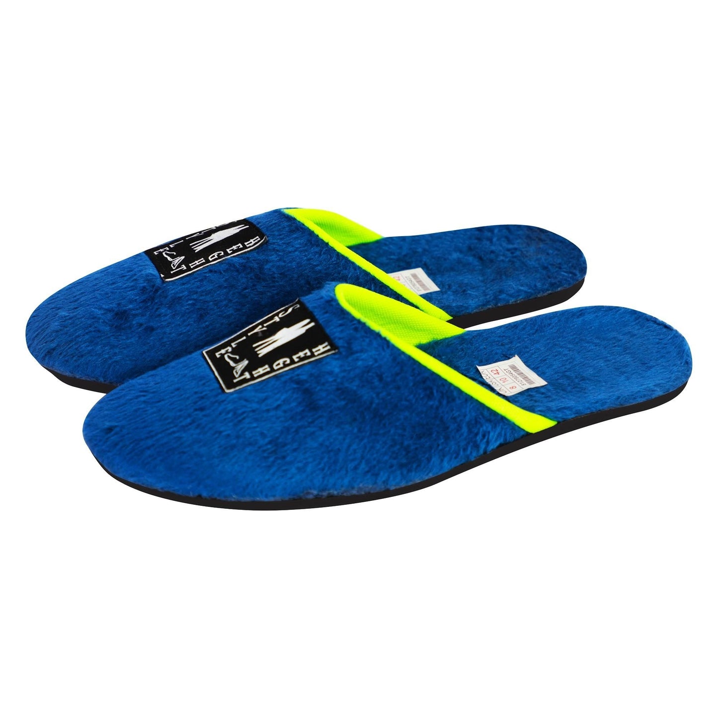 STYLE HEIGHT Men's Synthetic Blue Sliders