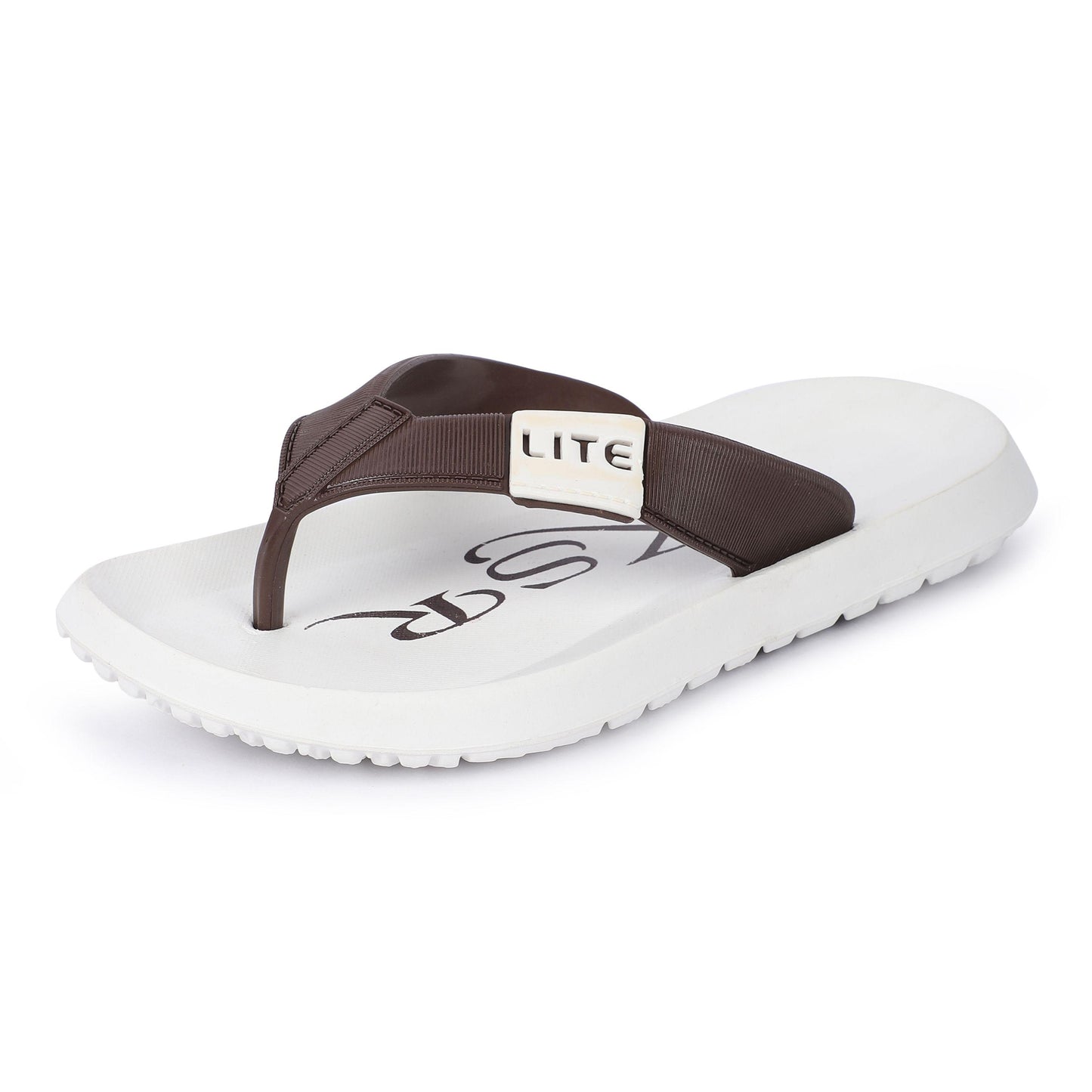 Monex Stylist White Slipper For Men