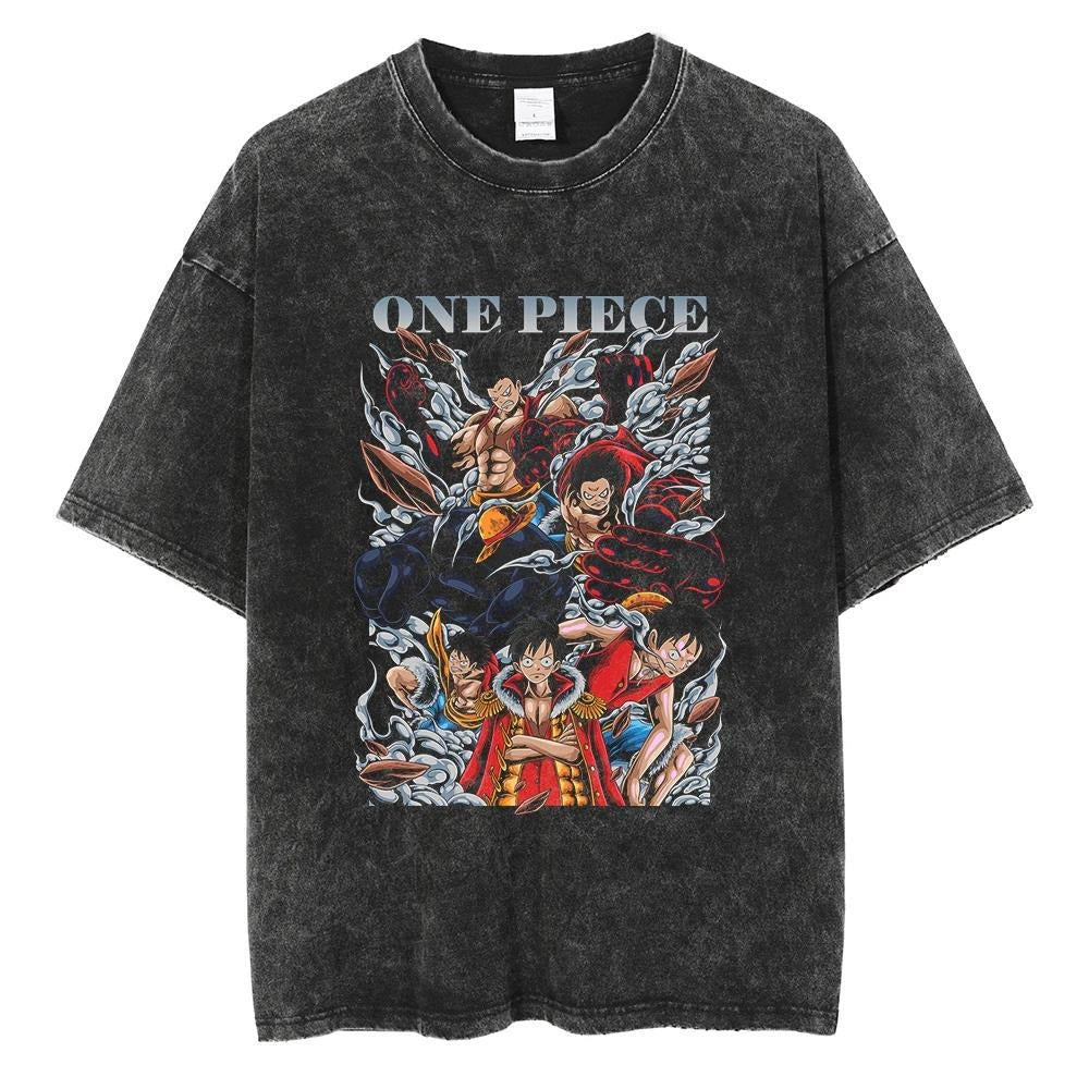 One Piece Luffy T Shirt Popular Japanese Anime Peripheral