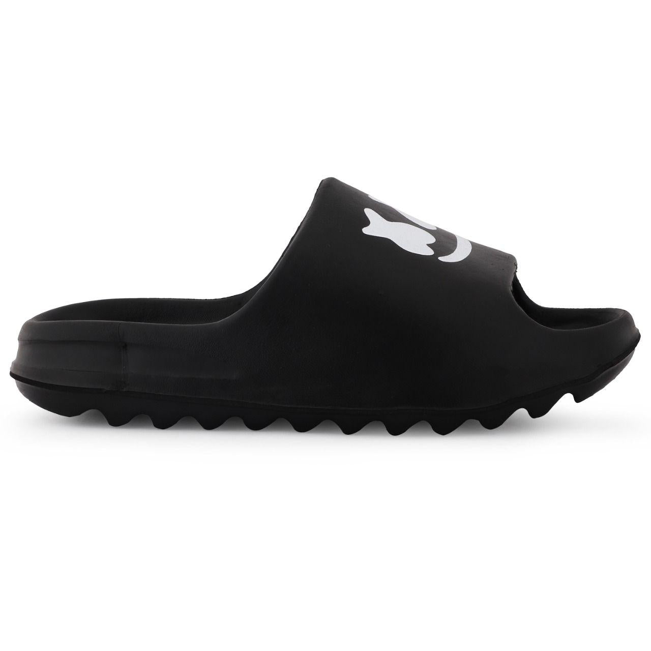 Richale Stylist Black Slider For Men