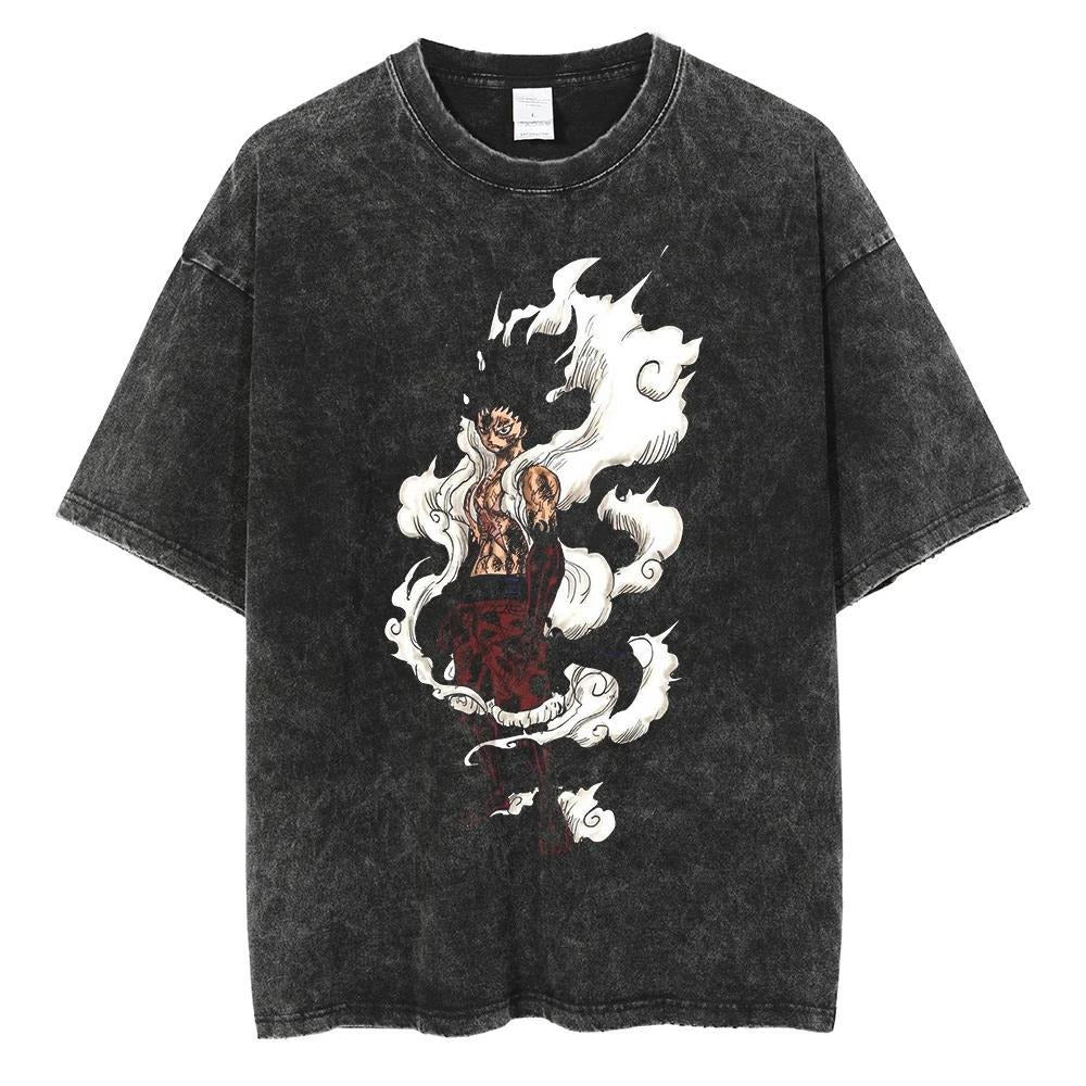 One Piece Luffy T Shirt Popular Japanese Anime Peripheral