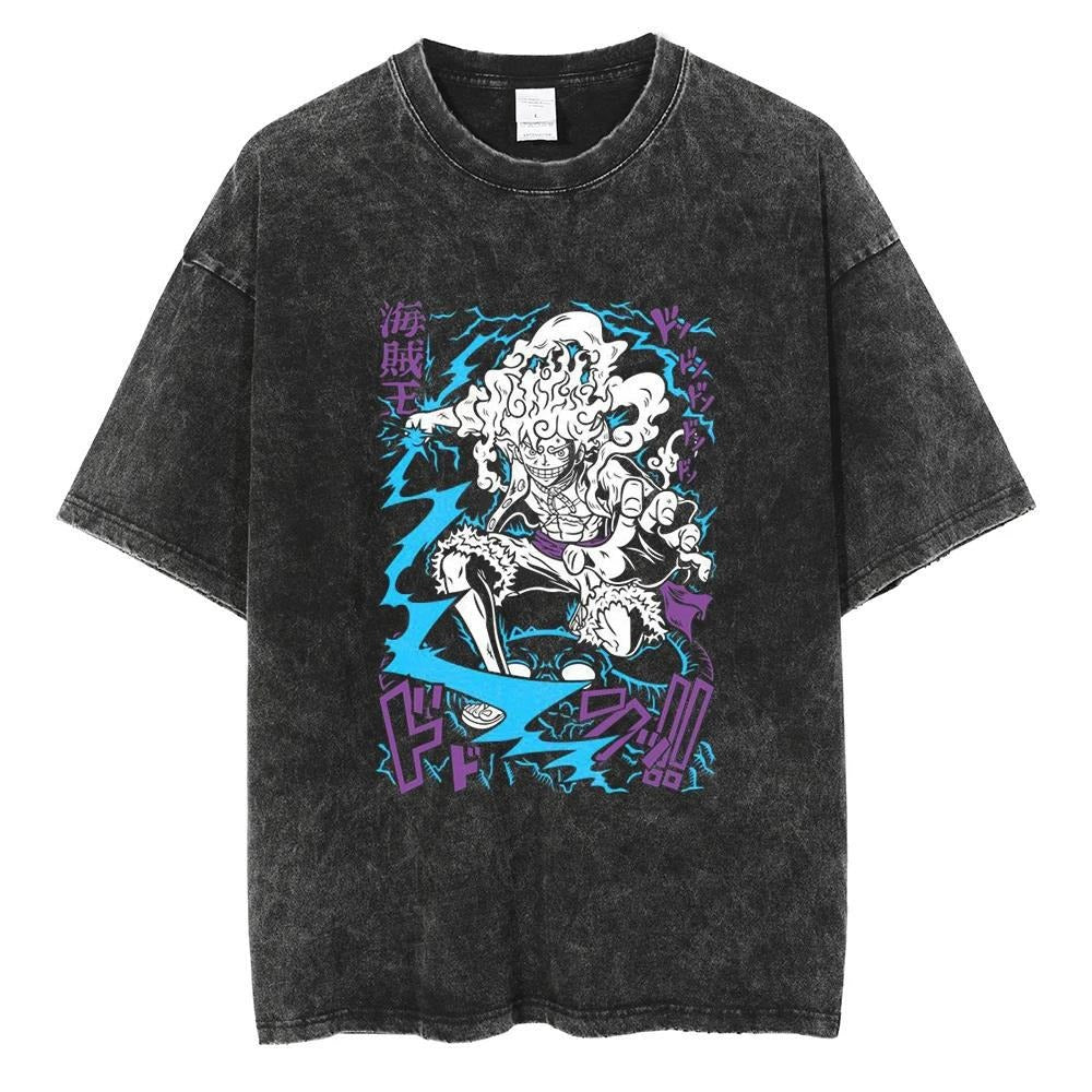 One Piece Luffy T Shirt Popular Japanese Anime Peripheral