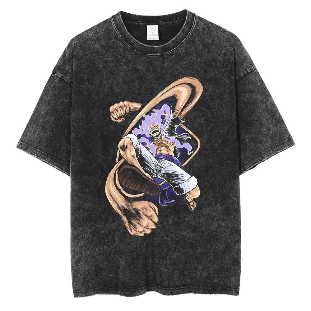 One Piece Luffy T Shirt Popular Japanese Anime Peripheral