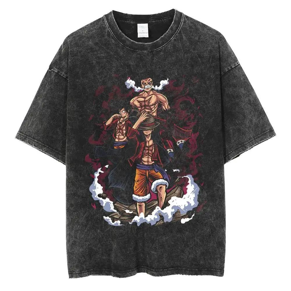 One Piece Luffy T Shirt Popular Japanese Anime Peripheral