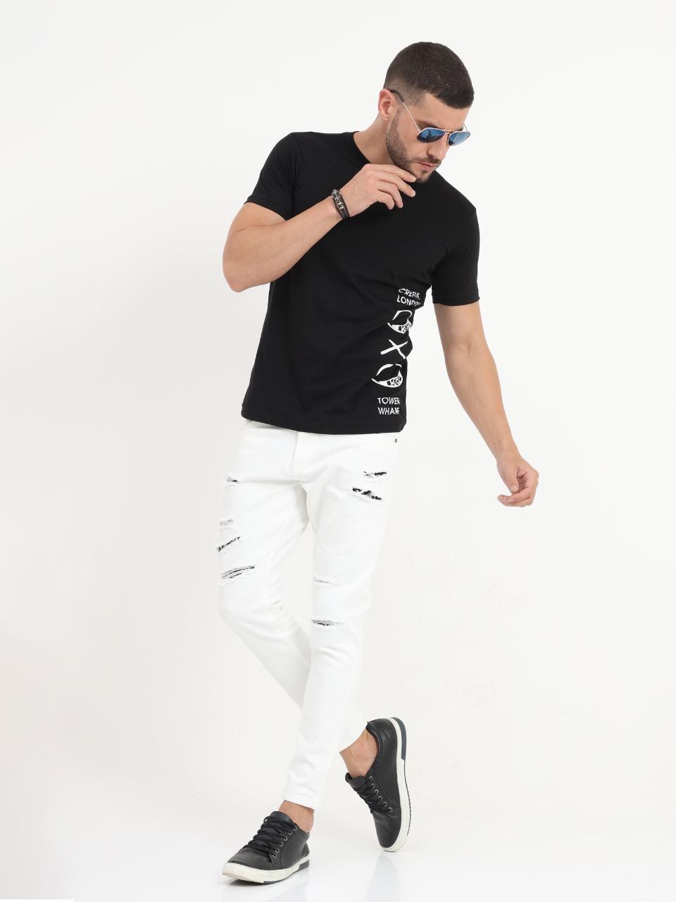 Mens Printed Cotton T-Shirt